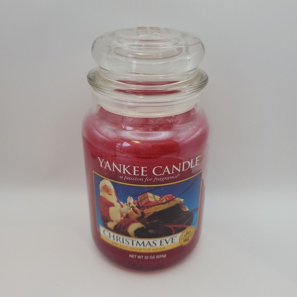 NEW‎ Yankee Candle Christmas Eve Santa Jar Candle 22oz Large Festive Fragrance